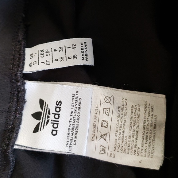 adidas compression leggings size Small Style #CE2441.  NWOT - Picture 3 of 5